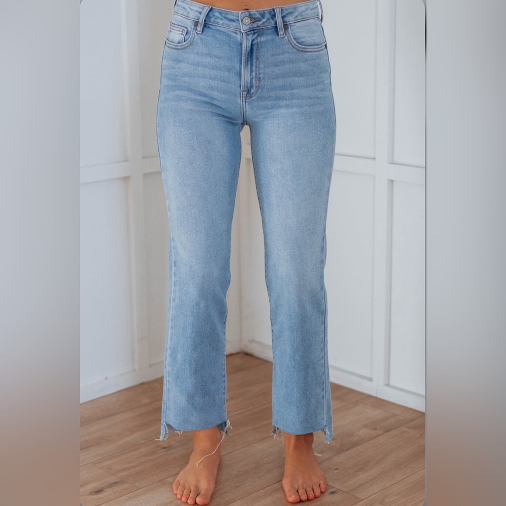 HIDDEN TRACEY HIGH-RISE STRAIGHT JEANS SUPERNATURAL - 26